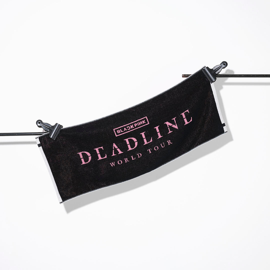フェイスタオル -DEADLINE LOGO-(BLACK)