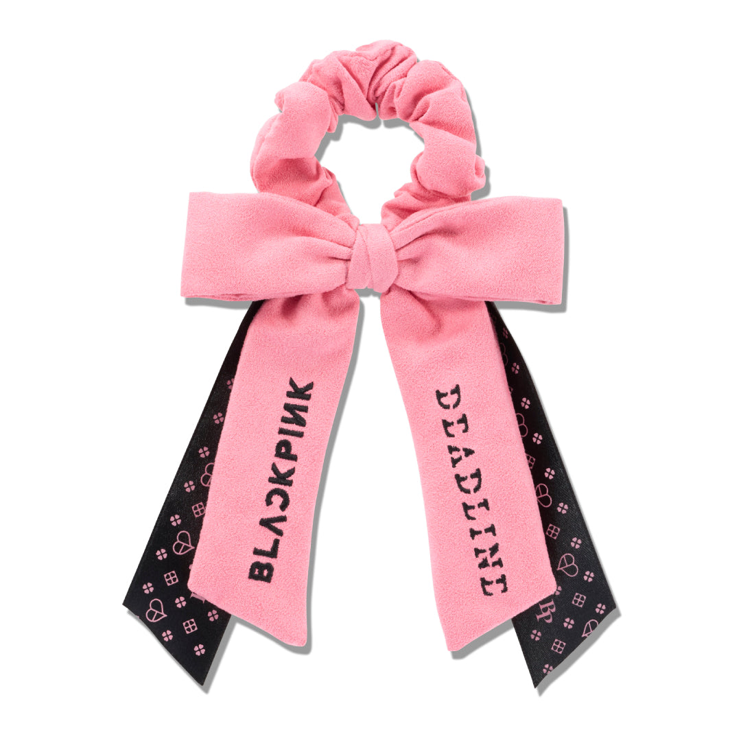 リボンシュシュ -DEADLINE LOGO-(PINK)