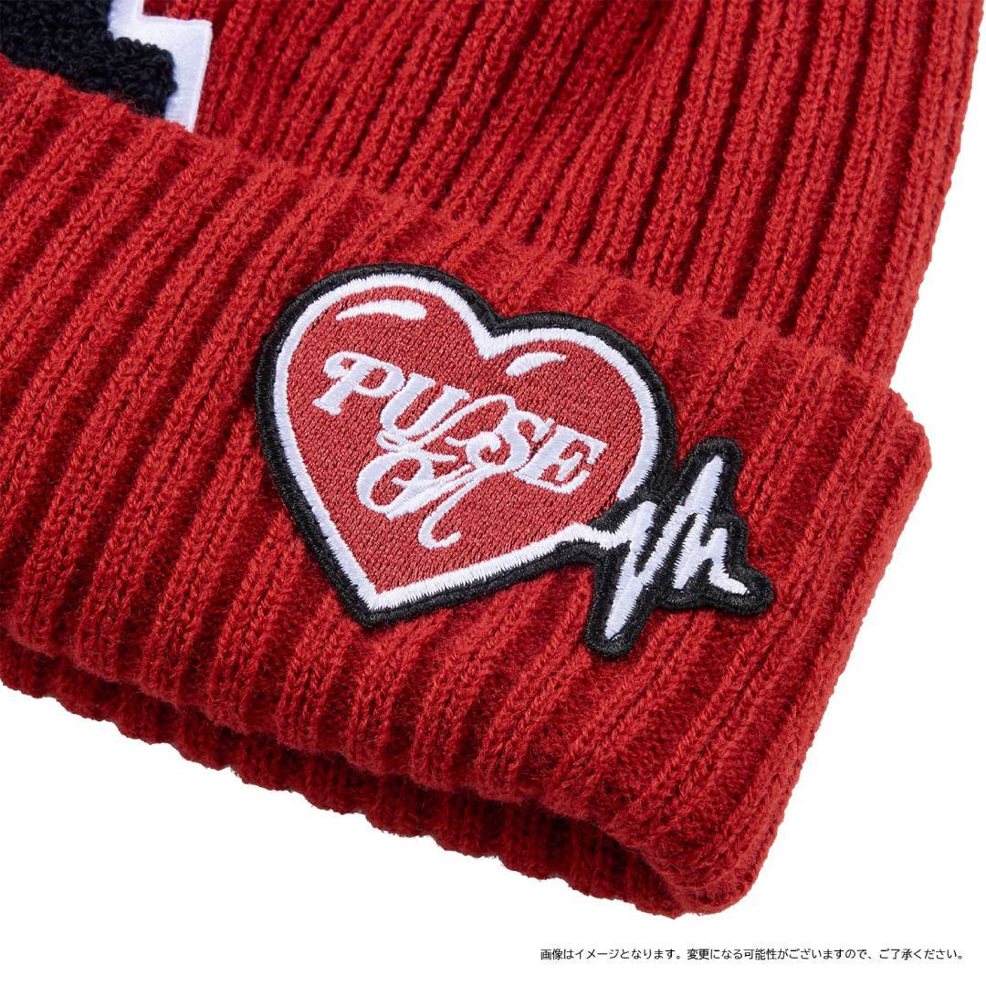 正規品 vibrate バイブレート beanie ニット帽 一番人気の赤 新品 VIBRATE(バイブレート) - 海外通販のBUYMA