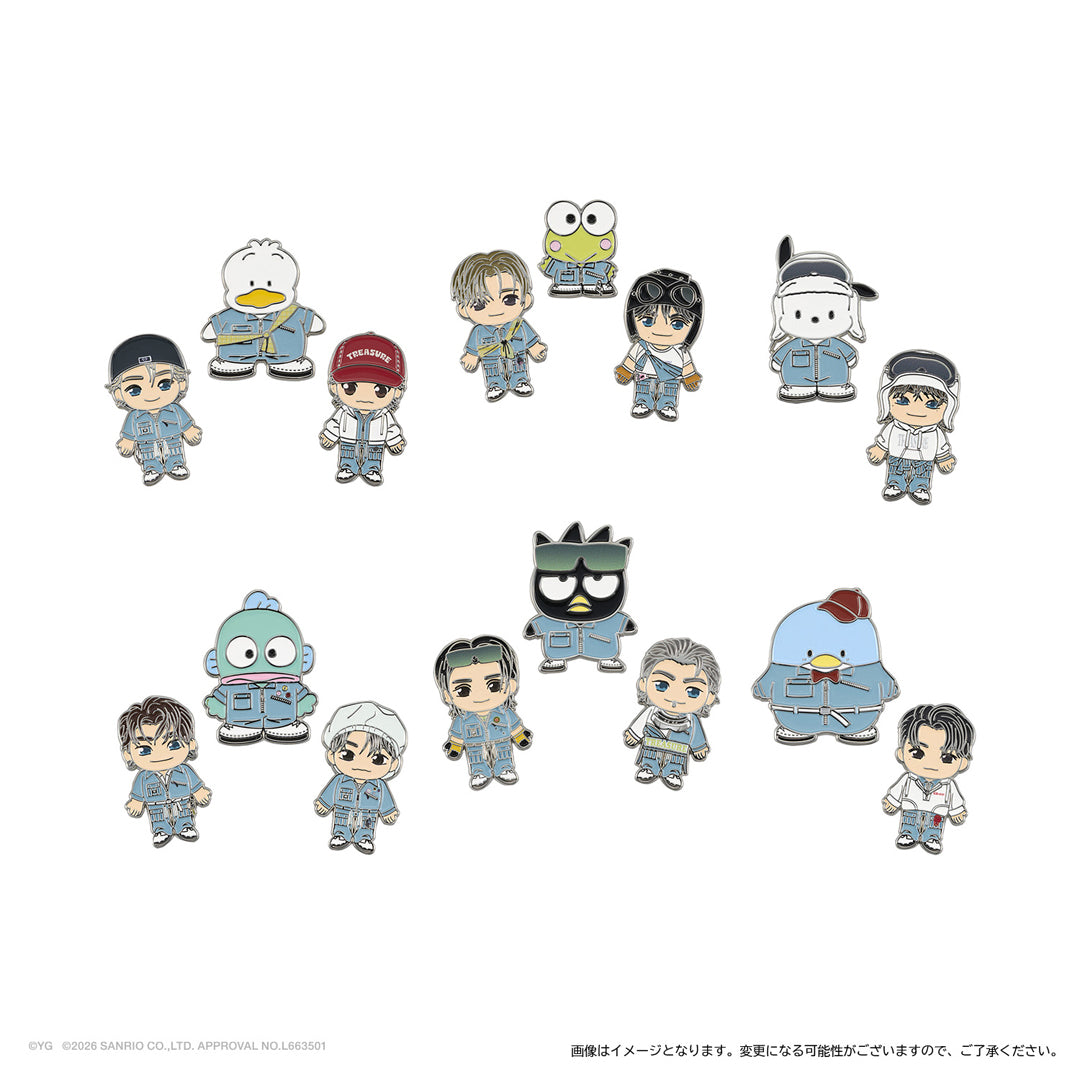 TREASURE×HAPIDANBUI】ピンバッジ（ランダム全16種） – YGEX OFFICIAL SHOP