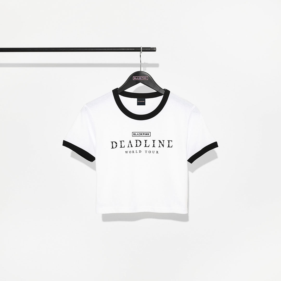 BLACKPINK deadline ソウルコン ロゴ クロップ Tシャツ L クロップドTシャツ -DEADLINE LOGO-（BLACK） – YGEX OFFICIAL SHOP
