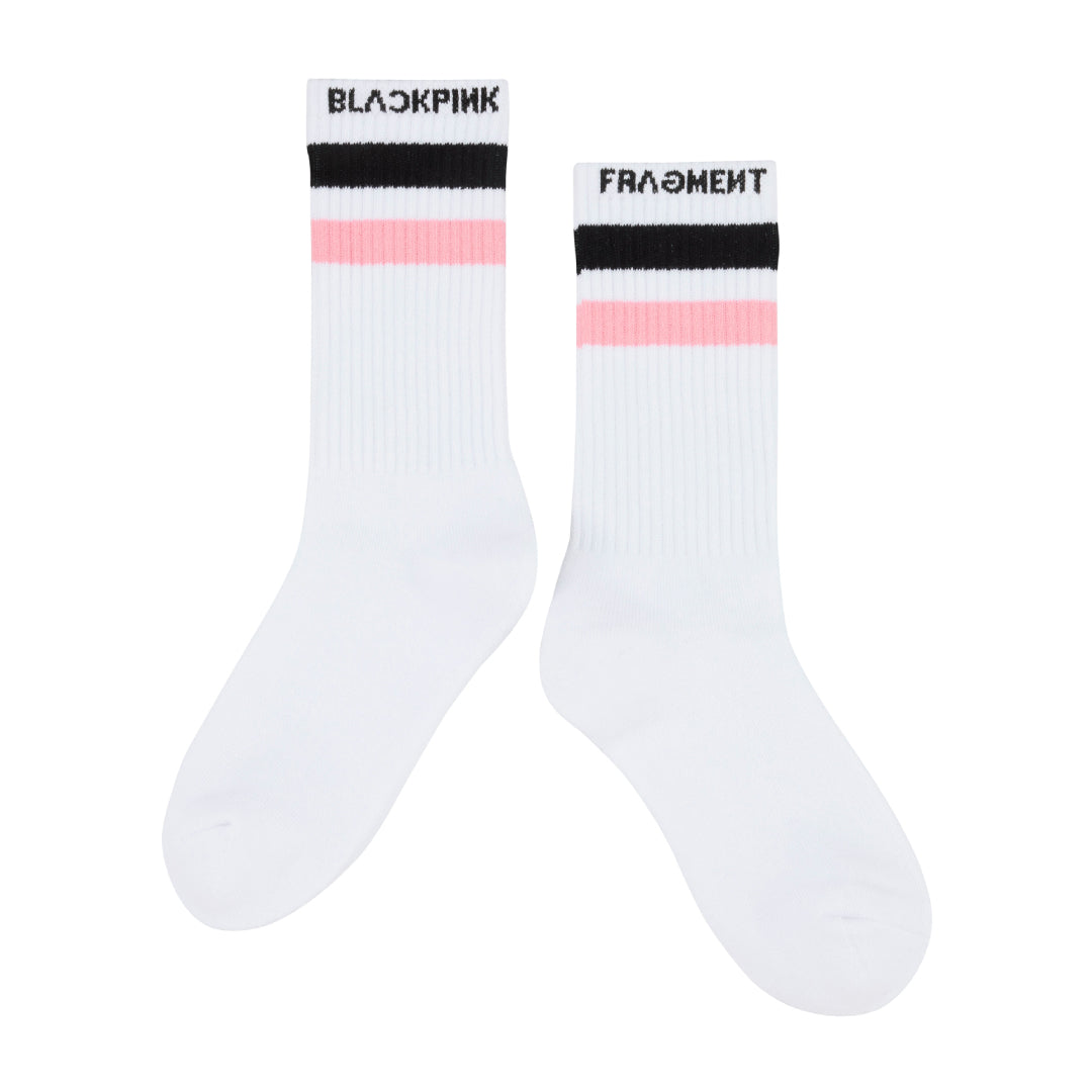 BLACKPINK　FRAGMENTソックス　2個セット ホワイト　ブラック FRAGMENT】ソックス‐WHITE‐ – YGEX OFFICIAL SHOP