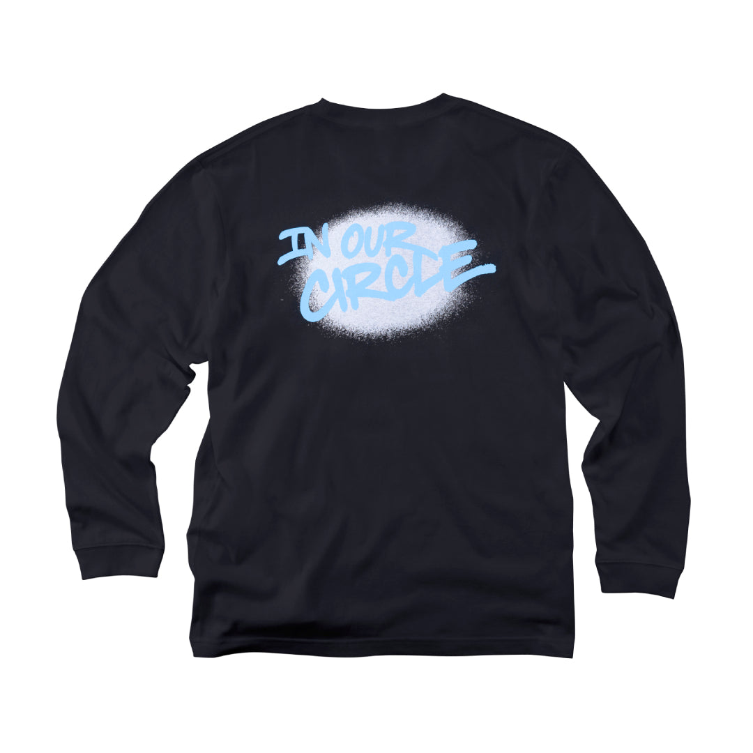 Graphic ロングスリーブTシャツ(BLACK)