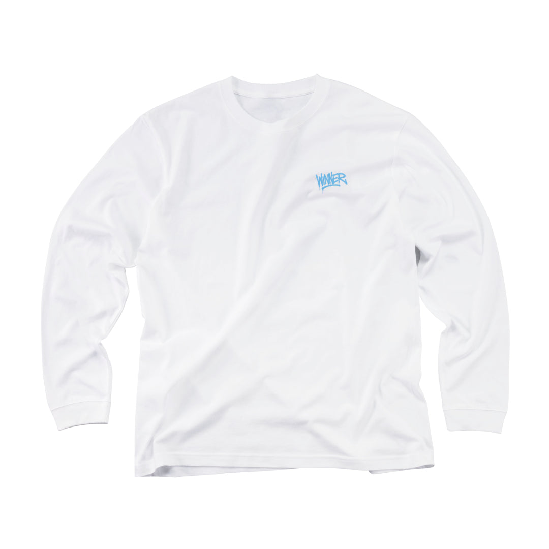 Graphic ロングスリーブTシャツ(WHITE)