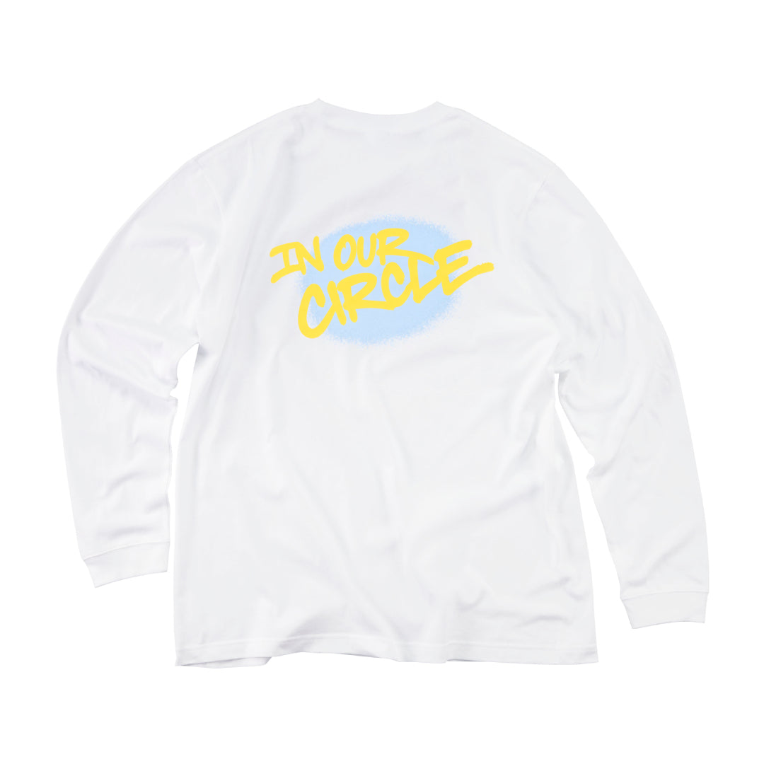 Graphic ロングスリーブTシャツ(WHITE)