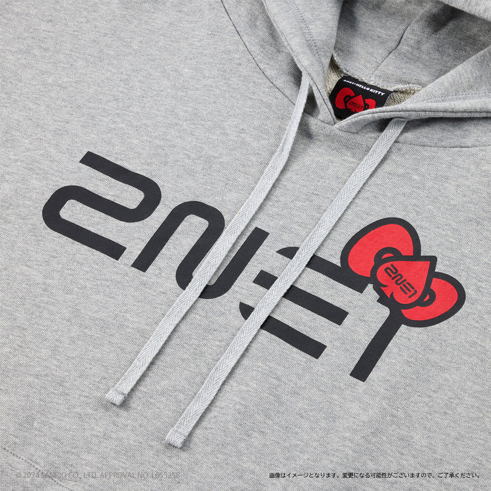 2NE1 ハローキティ コラボ フーディ 2NE1×HELLO KITTY】フーディー（BLACK）｜2NE1｜mu-moショップ