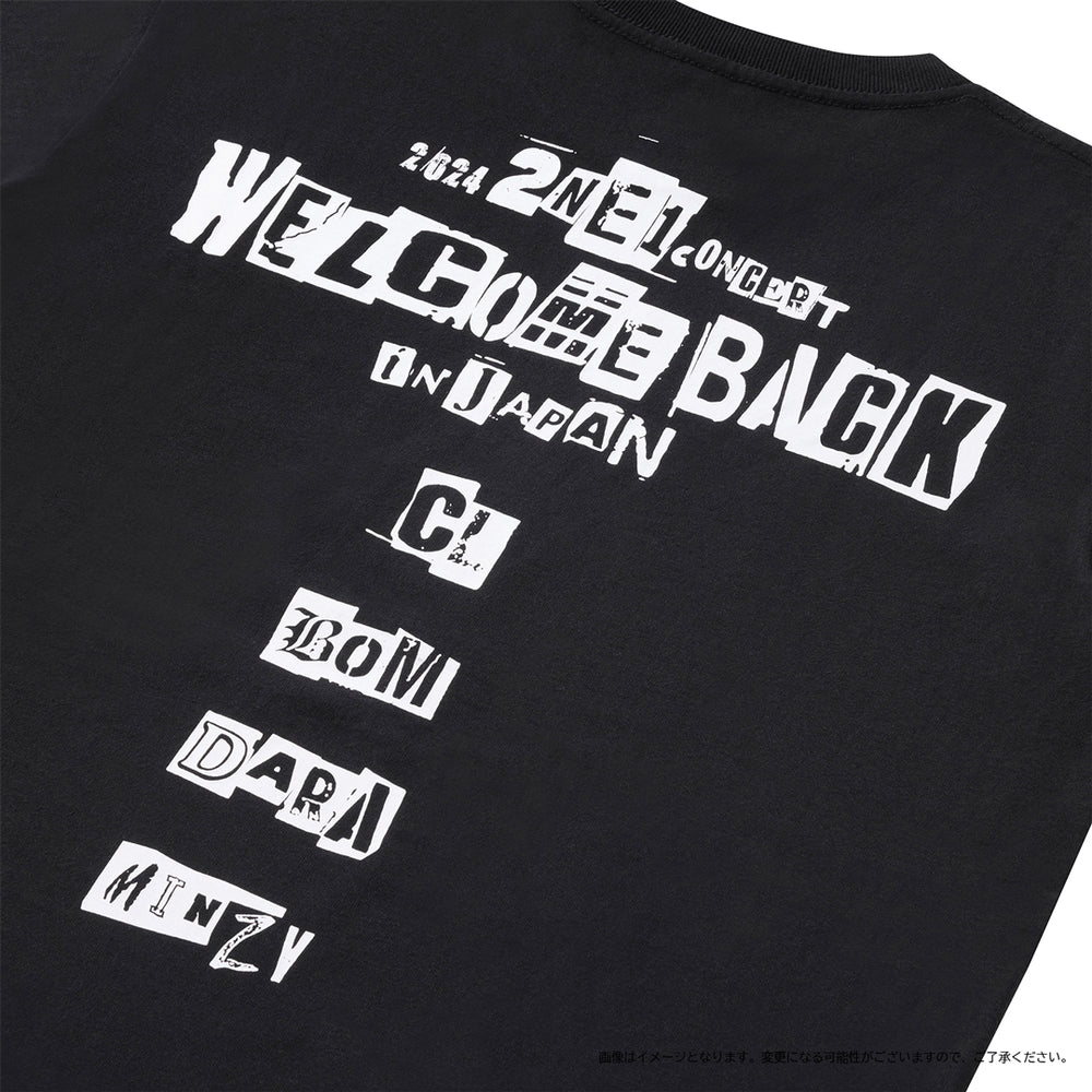 2ne1 2024 グッズ　Tシャツ 2NE1 - 'Welcome Back' 2024 Official Merch MD – SEOUL TERRACE