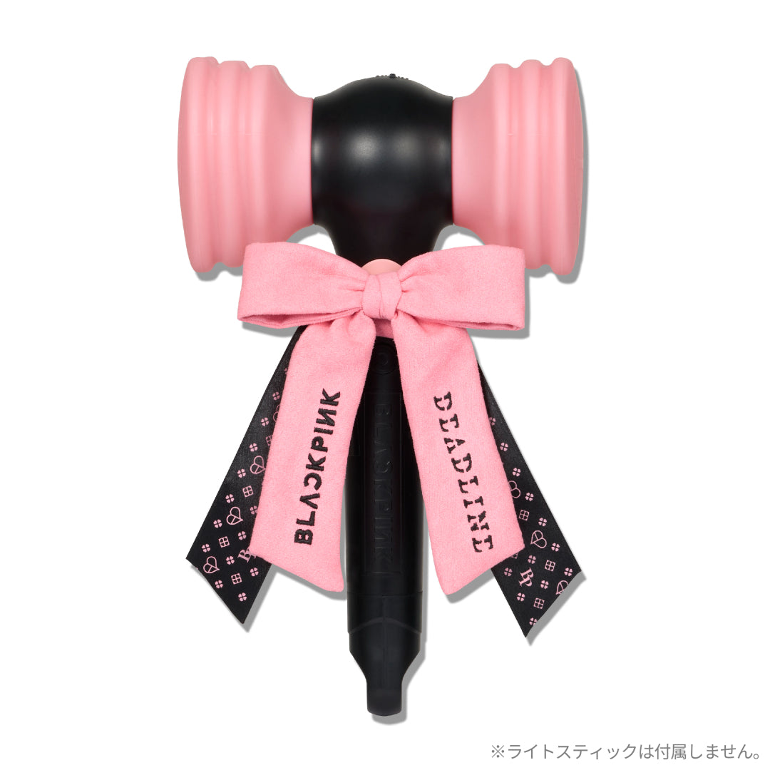 リボンシュシュ -DEADLINE LOGO-（PINK）