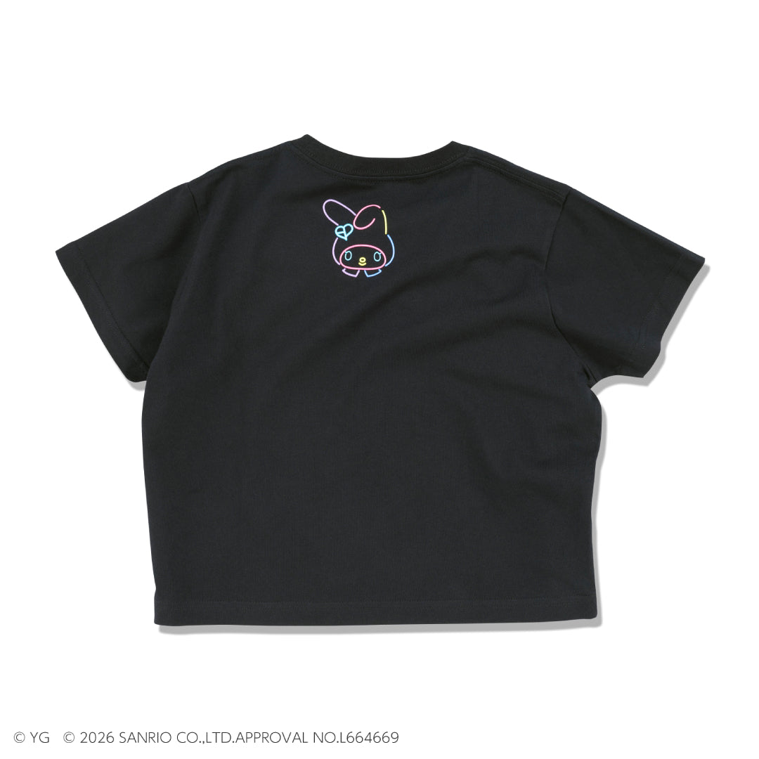 【マイメロディ】クロップドＴシャツ (ONE SIZE)
