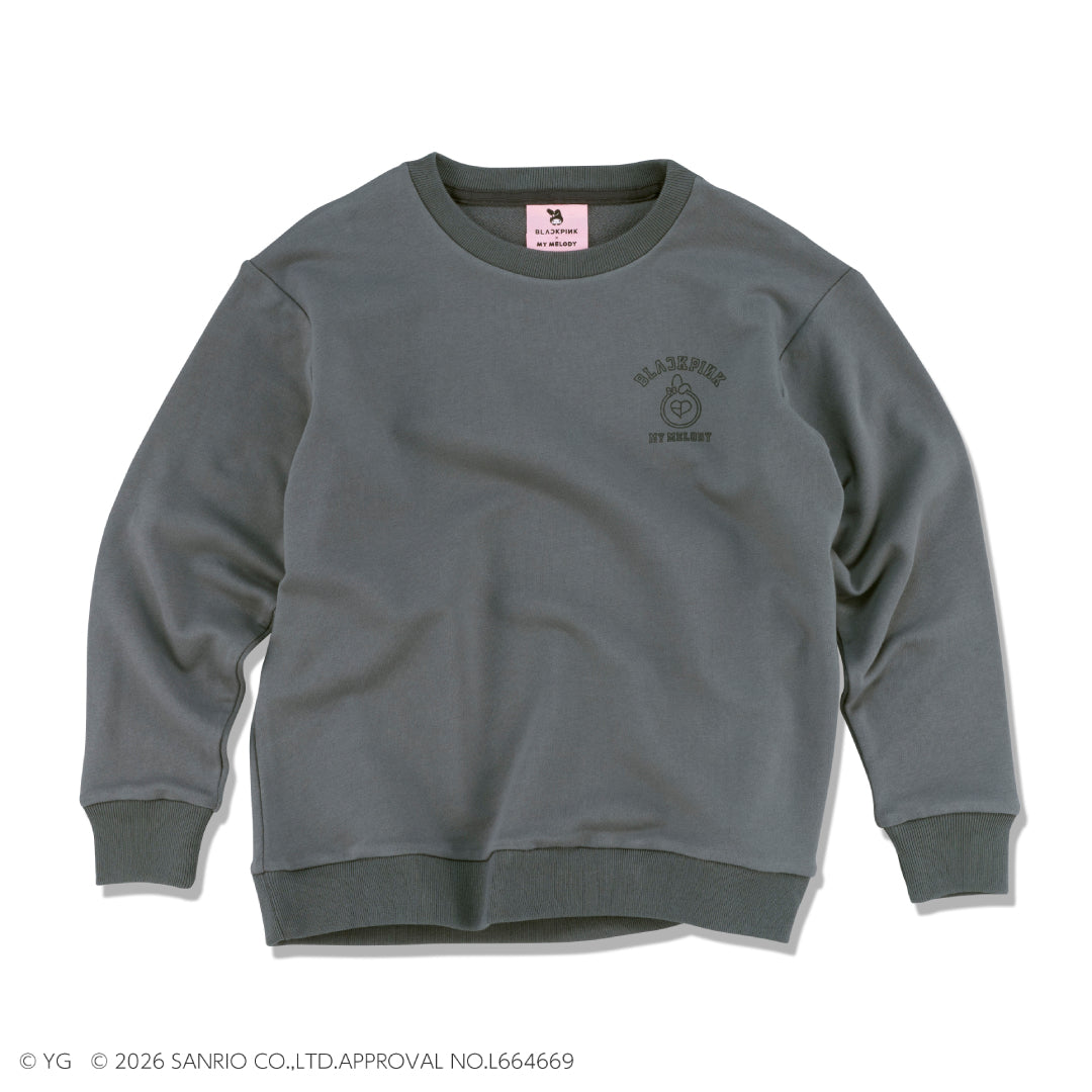 【マイメロディ】スウェットシャツ (GRAY / KIDS 150cm)