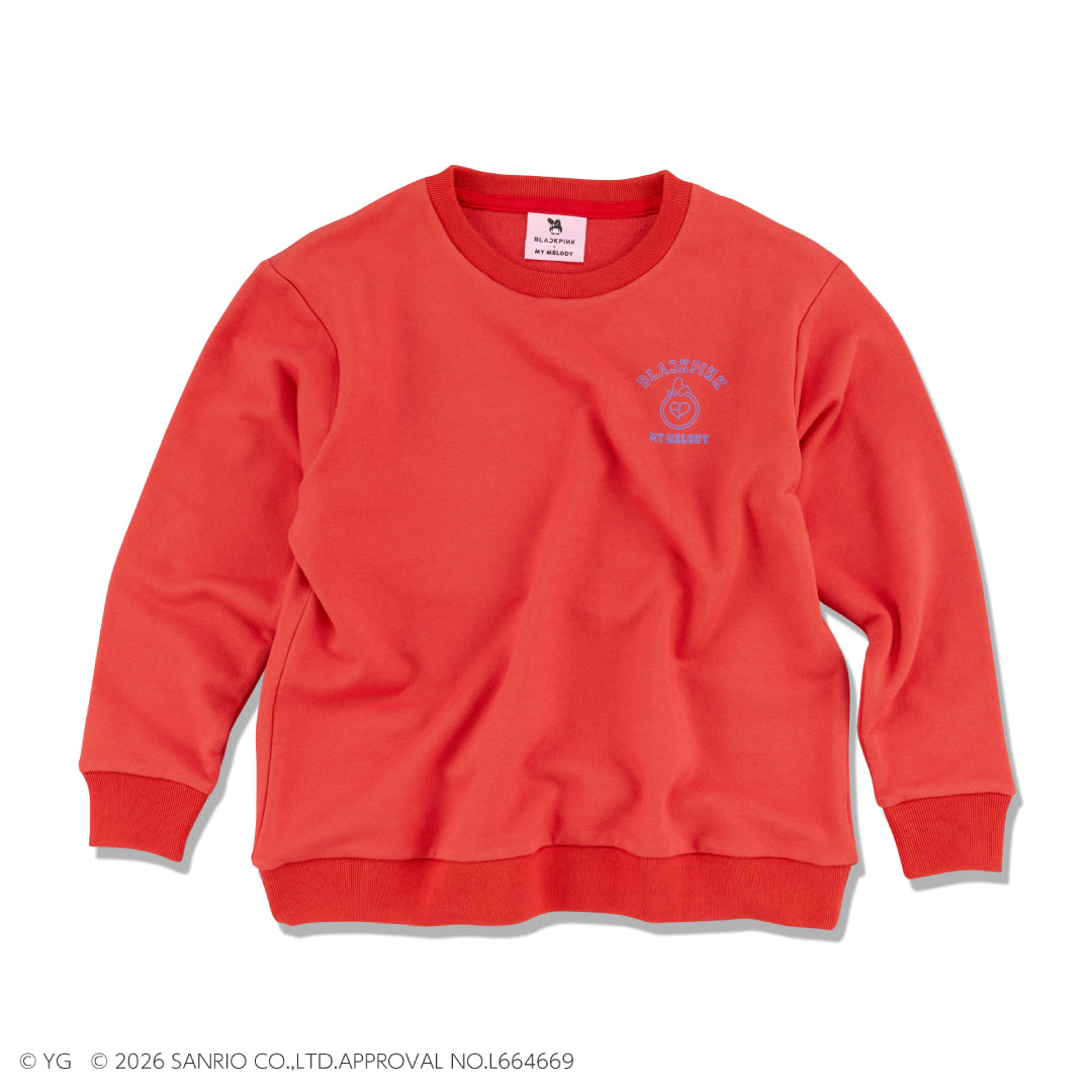 【マイメロディ】スウェットシャツ (RED / KIDS 150cm)