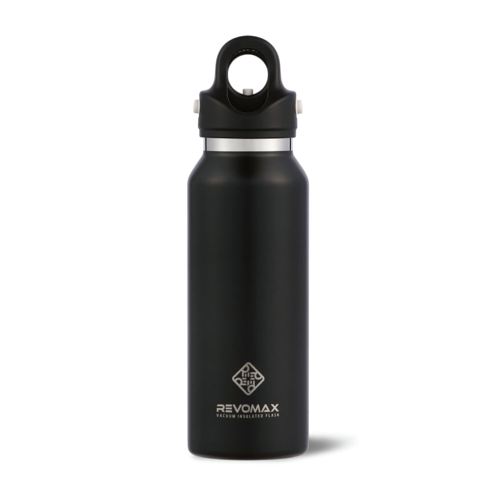 REVOMAX（炭酸対応エコボトル）‐BLACKPINK LOGO‐（BLACK/12oz 355ml