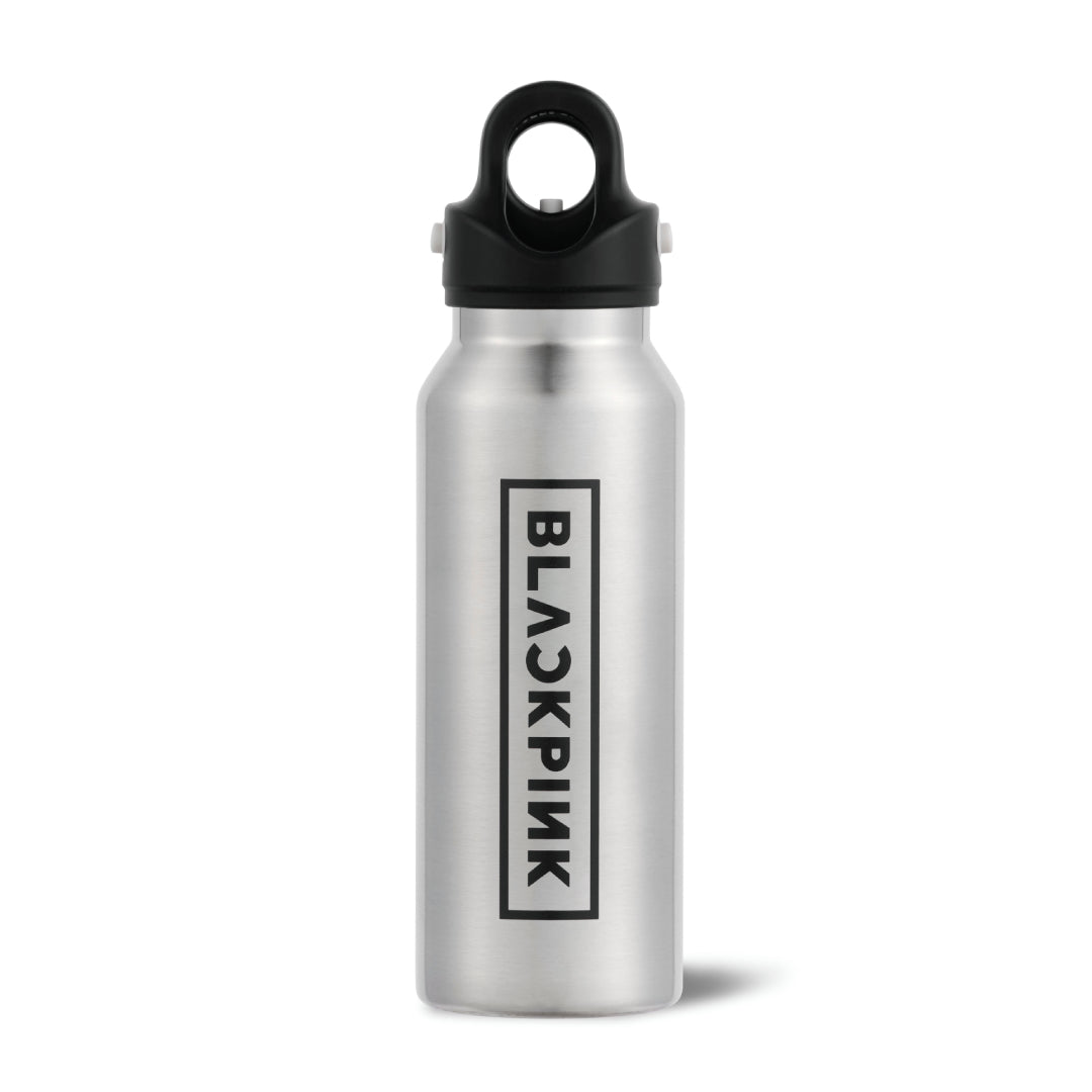 REVOMAX（炭酸対応エコボトル）‐BLACKPINK LOGO‐（SILVER/12oz 355ml）