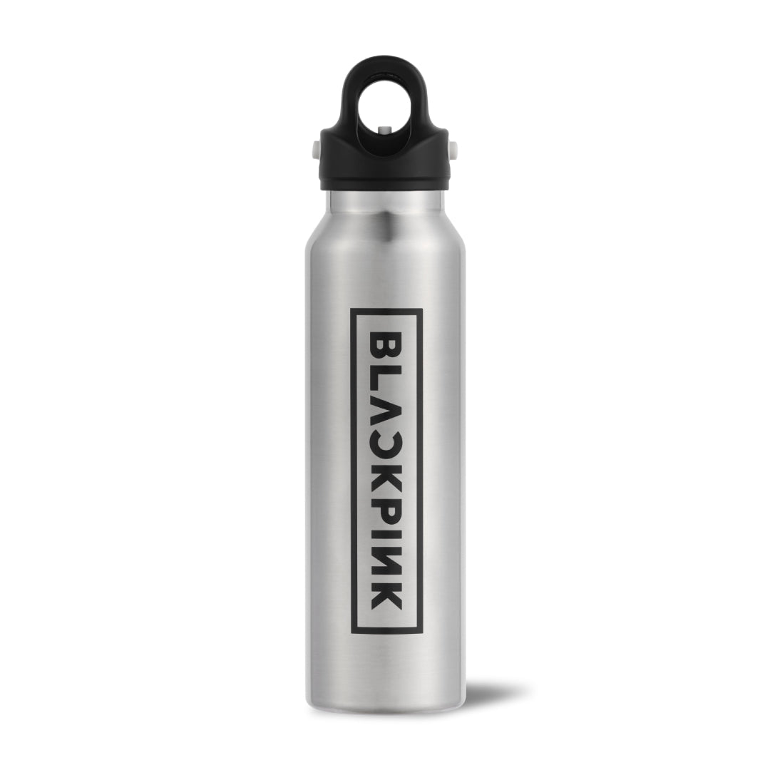 REVOMAX（炭酸対応エコボトル）‐BLACKPINK LOGO‐（SILVER/16oz 473ml）
