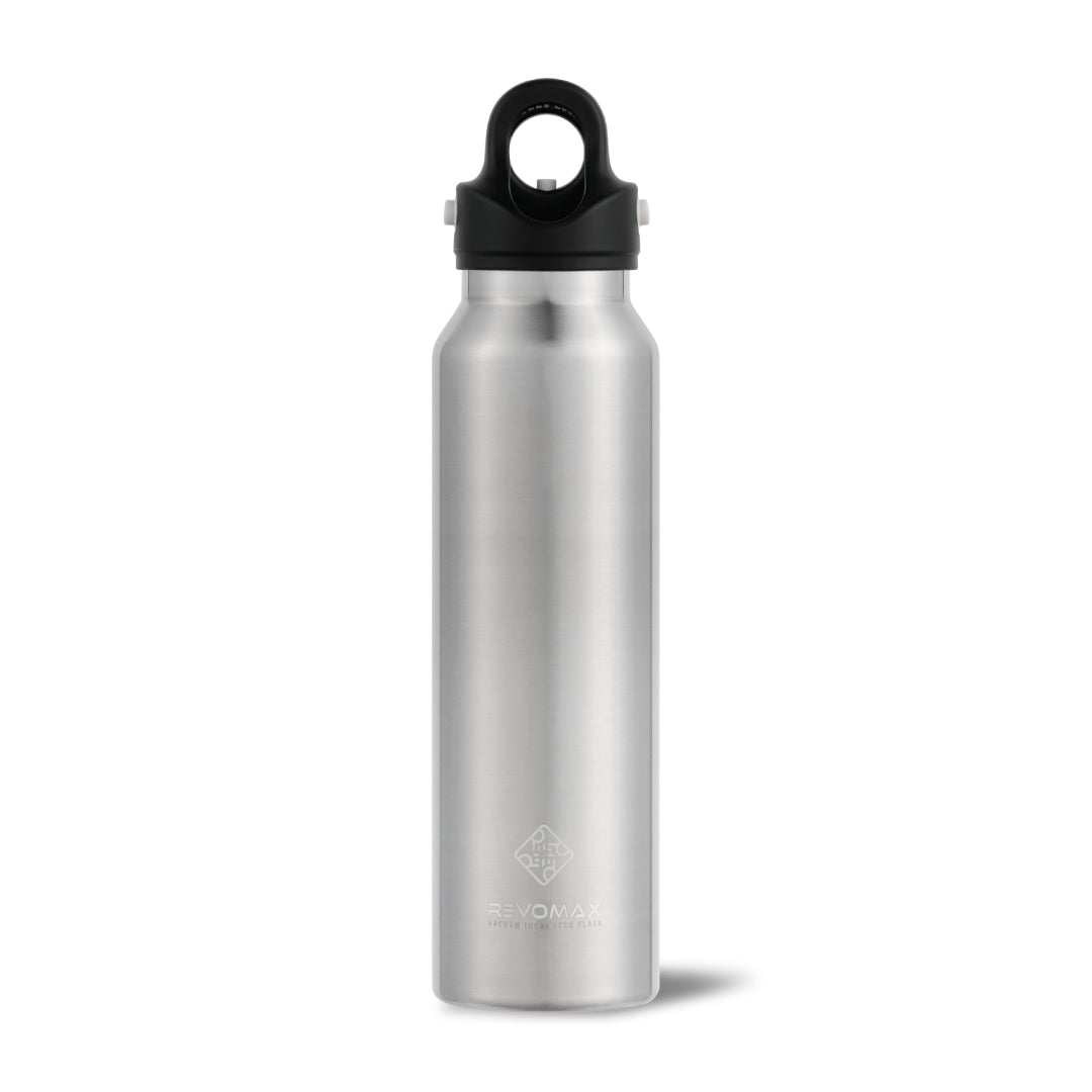 REVOMAX（炭酸対応エコボトル）‐BLACKPINK LOGO‐（SILVER/16oz 473ml）