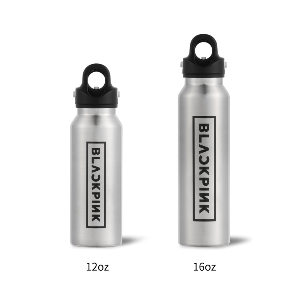 REVOMAX（炭酸対応エコボトル）‐BLACKPINK LOGO‐（SILVER/16oz 473ml