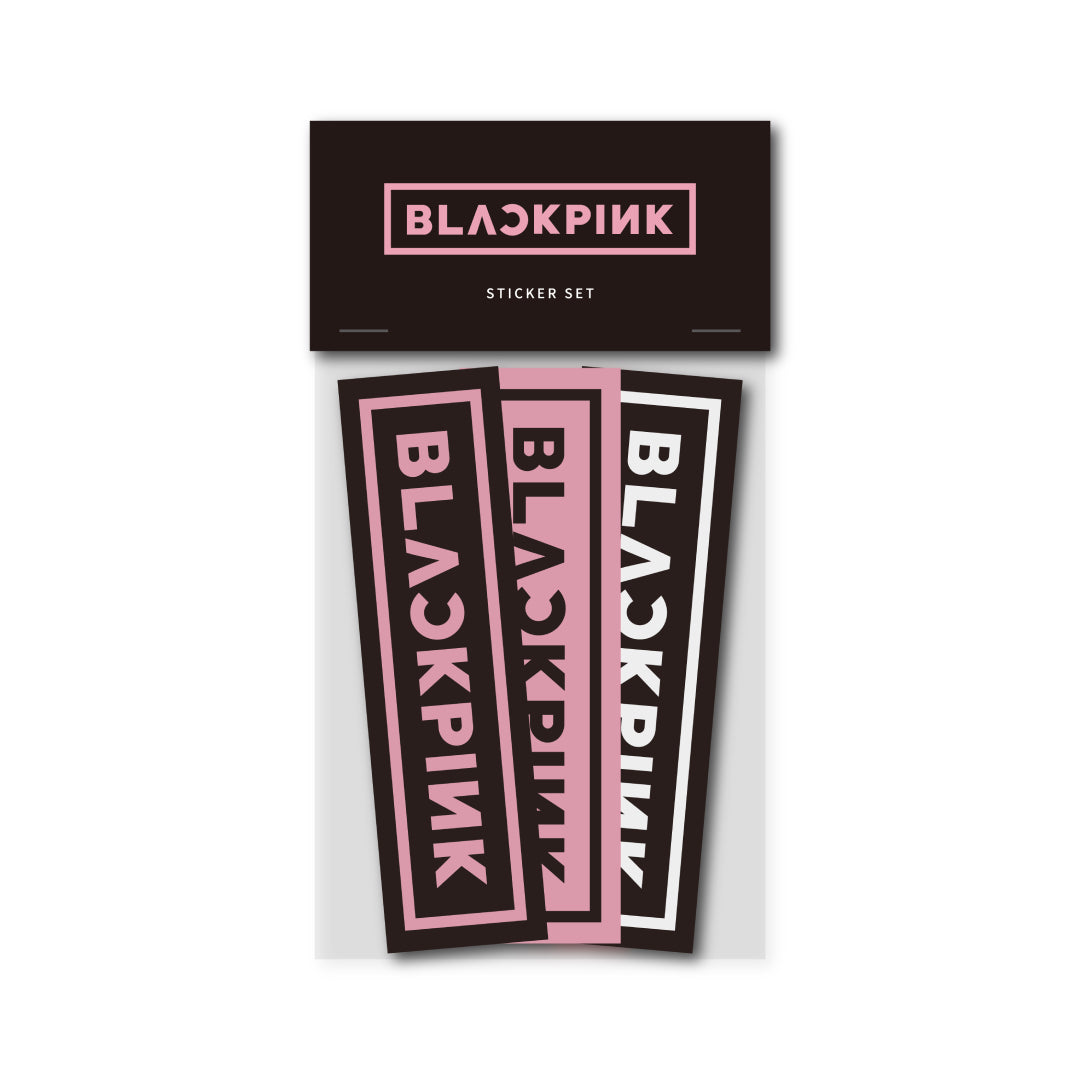 ステッカーセット -BLACKPINK LOGO-（S）