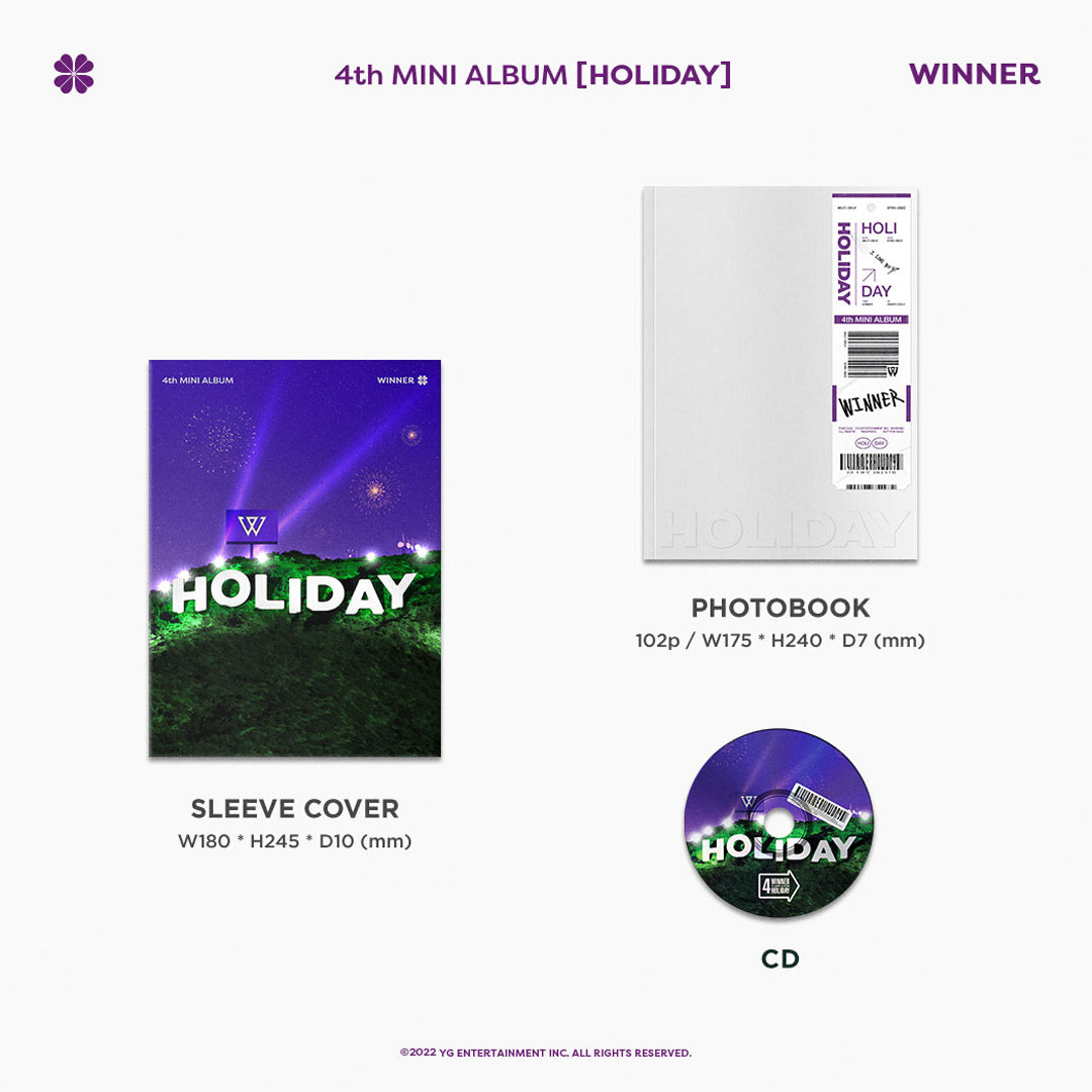 
                  
                    《2形態セット》【韓国盤】HOLIDAY (CD) [PHOTOBOOK DAY ver.][PHOTOBOOK NIGHT ver.]
                  
                