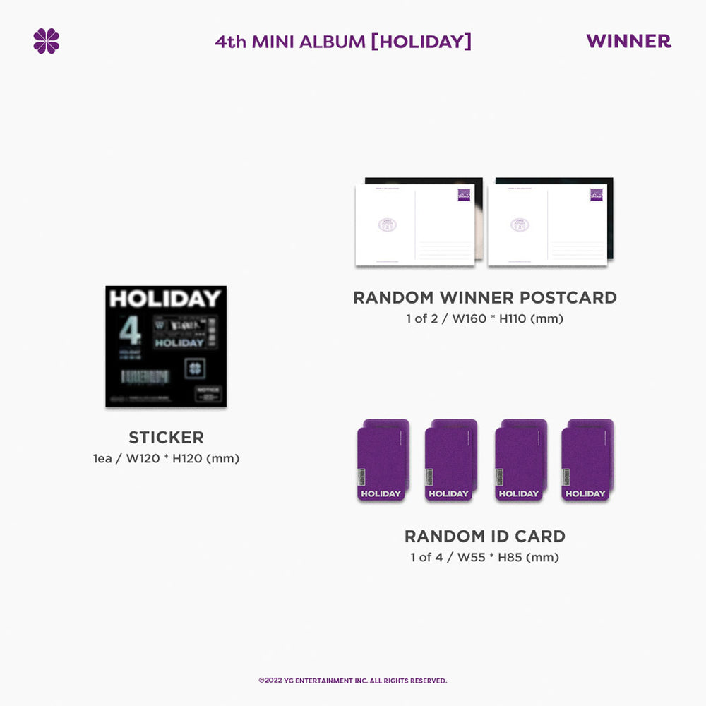 
                  
                    《2形態セット》【韓国盤】HOLIDAY (CD) [PHOTOBOOK DAY ver.][PHOTOBOOK NIGHT ver.]
                  
                