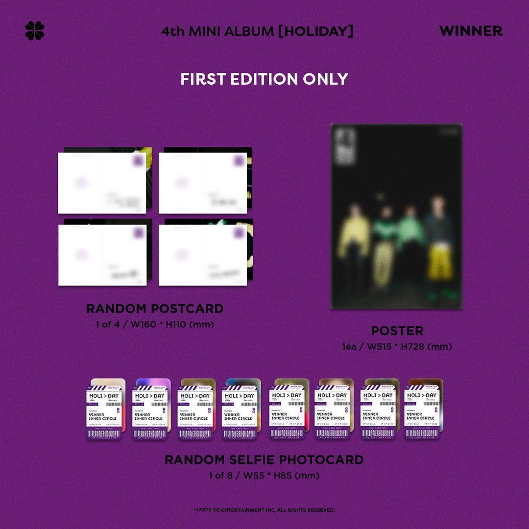 
                  
                    《2形態セット》【韓国盤】HOLIDAY (CD) [PHOTOBOOK DAY ver.][PHOTOBOOK NIGHT ver.]
                  
                