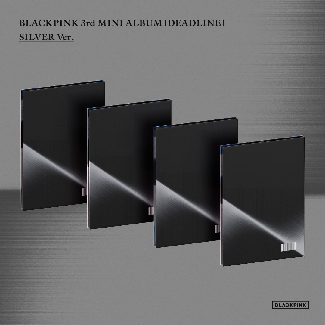 《4種セット》【韓国盤】BLACKPINK 3rd MINI ALBUM [DEADLINE] SILVER Ver.(メンバー別4種)