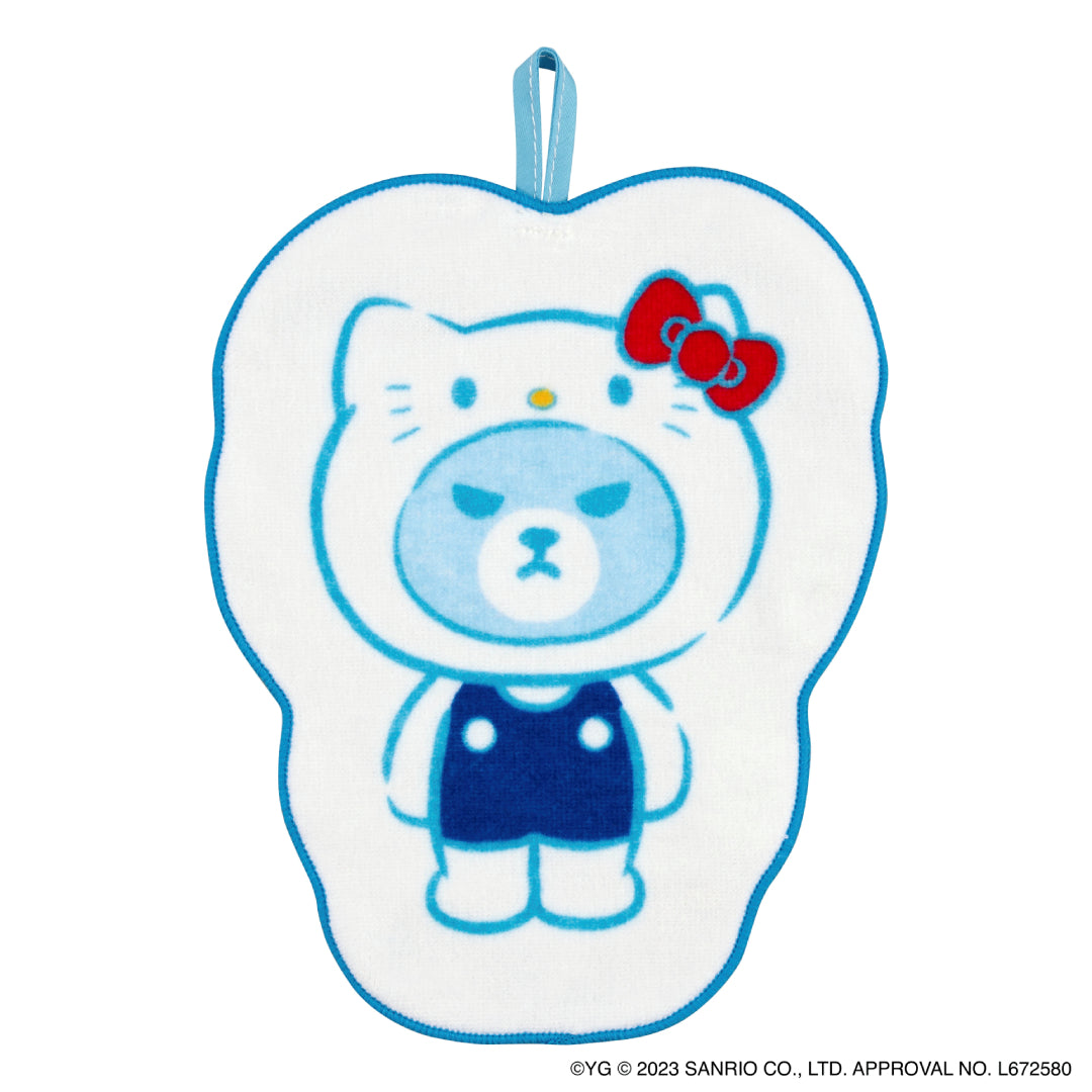 【KRUNK×HELLO KITTY】ダイカットハンドタオル