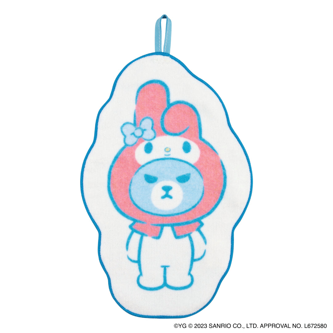【KRUNK×MY MELODY 】ダイカットハンドタオル