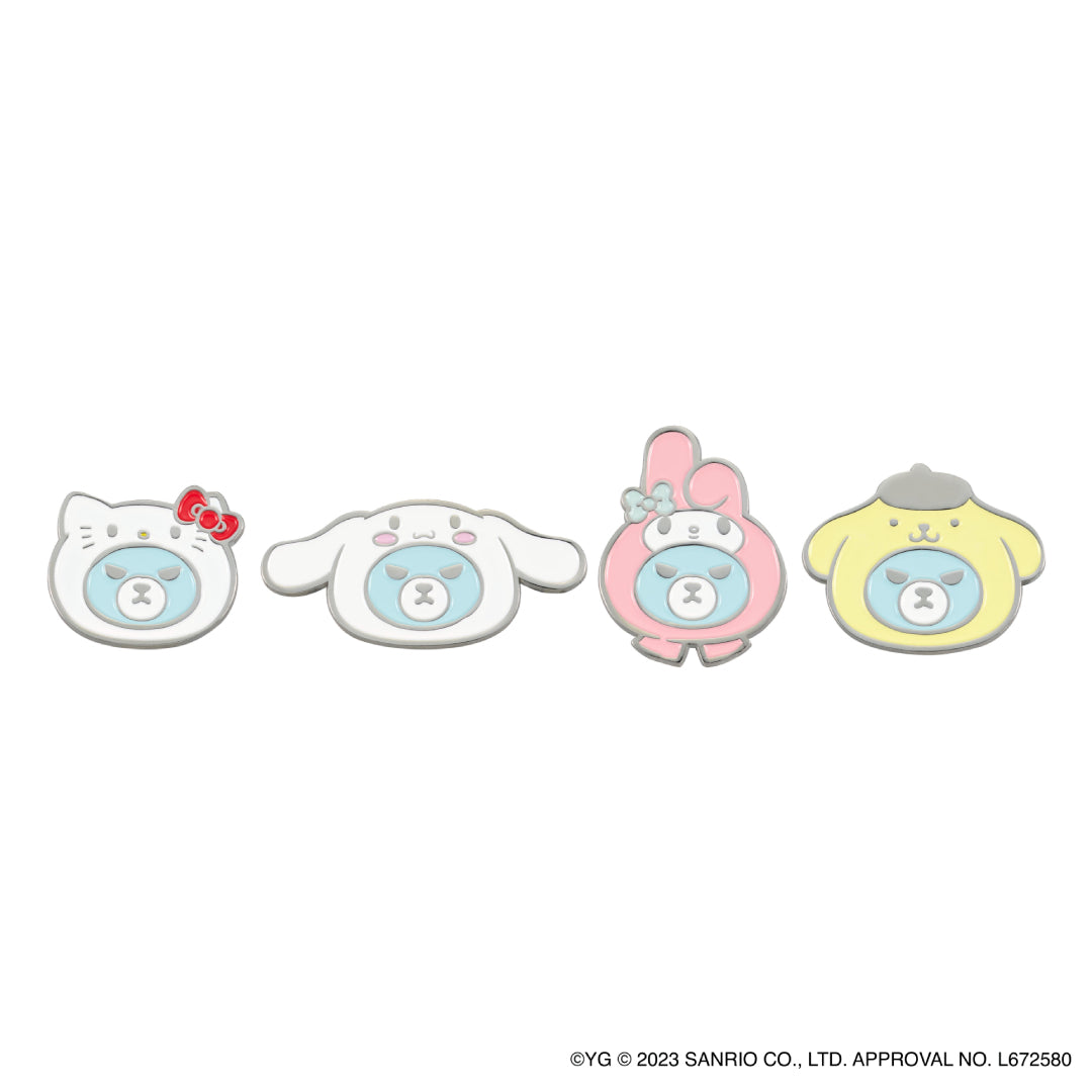 【KRUNK×SANRIO CHARACTERS】ピンバッジ(ランダム/全4種)
