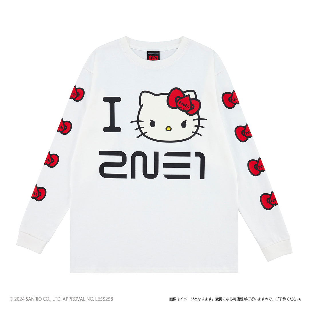 【新品未使用】2NE1×HELLO KITTY コラボグッズ ロングTシャツ 2NE1×HELLO KITTY』コラボレーション GOODS - GOODS | 「2NE1