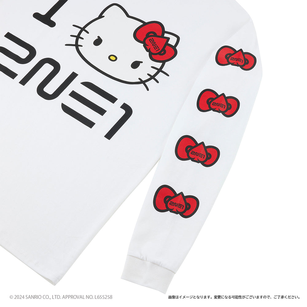 2NE1×HELLO KITTY】ロングスリーブTシャツ（WHITE） – YGEX