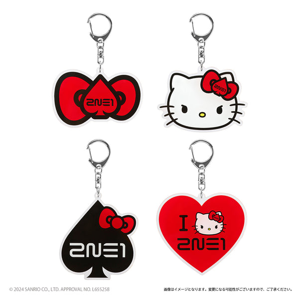 2NE1×HELLO KITTY】アクリルキーホルダー（ランダム全4種
