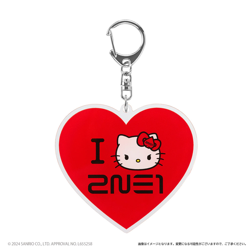 2NE1×HELLO KITTY】アクリルキーホルダー（ランダム全4種