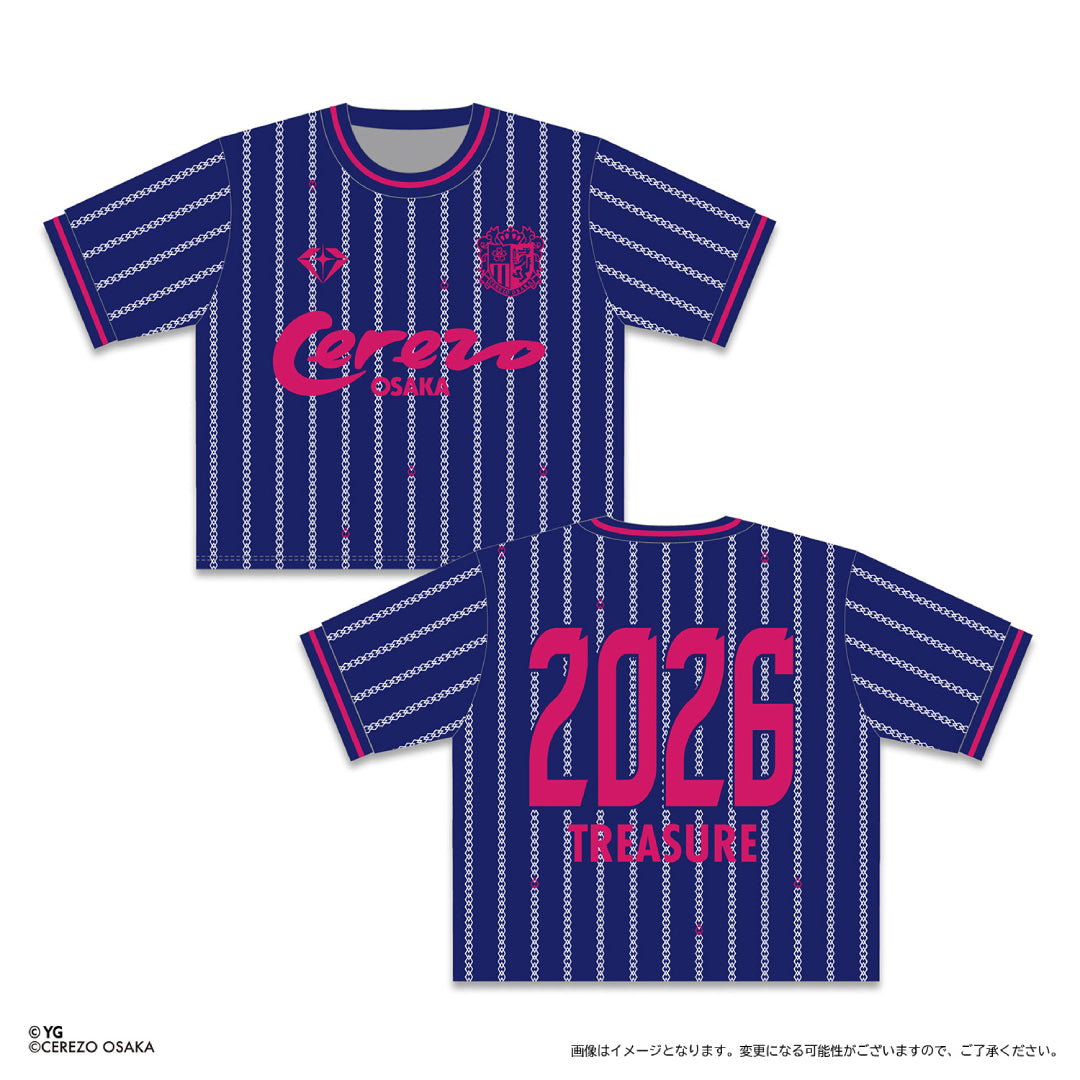 【セレッソ大阪 x TREASURE】コンフィットTシャツ (ショート丈)