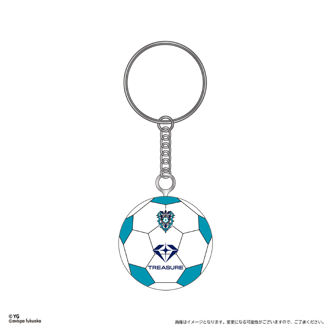 【アビスパ福岡 x TREASURE 】 ボール型キーホルダー
