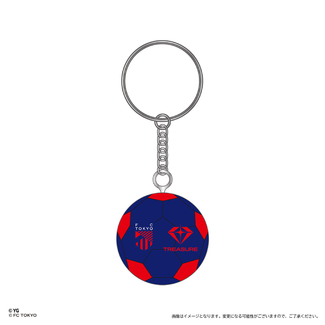 【FC東京 x TREASURE 】 ボール型キーホルダー