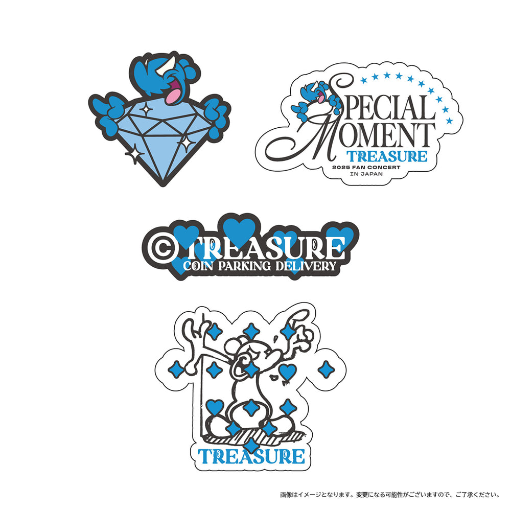 TREASURE POPUP ステッカーセット ステッカーセット（PLEASURE） – YGEX OFFICIAL SHOP