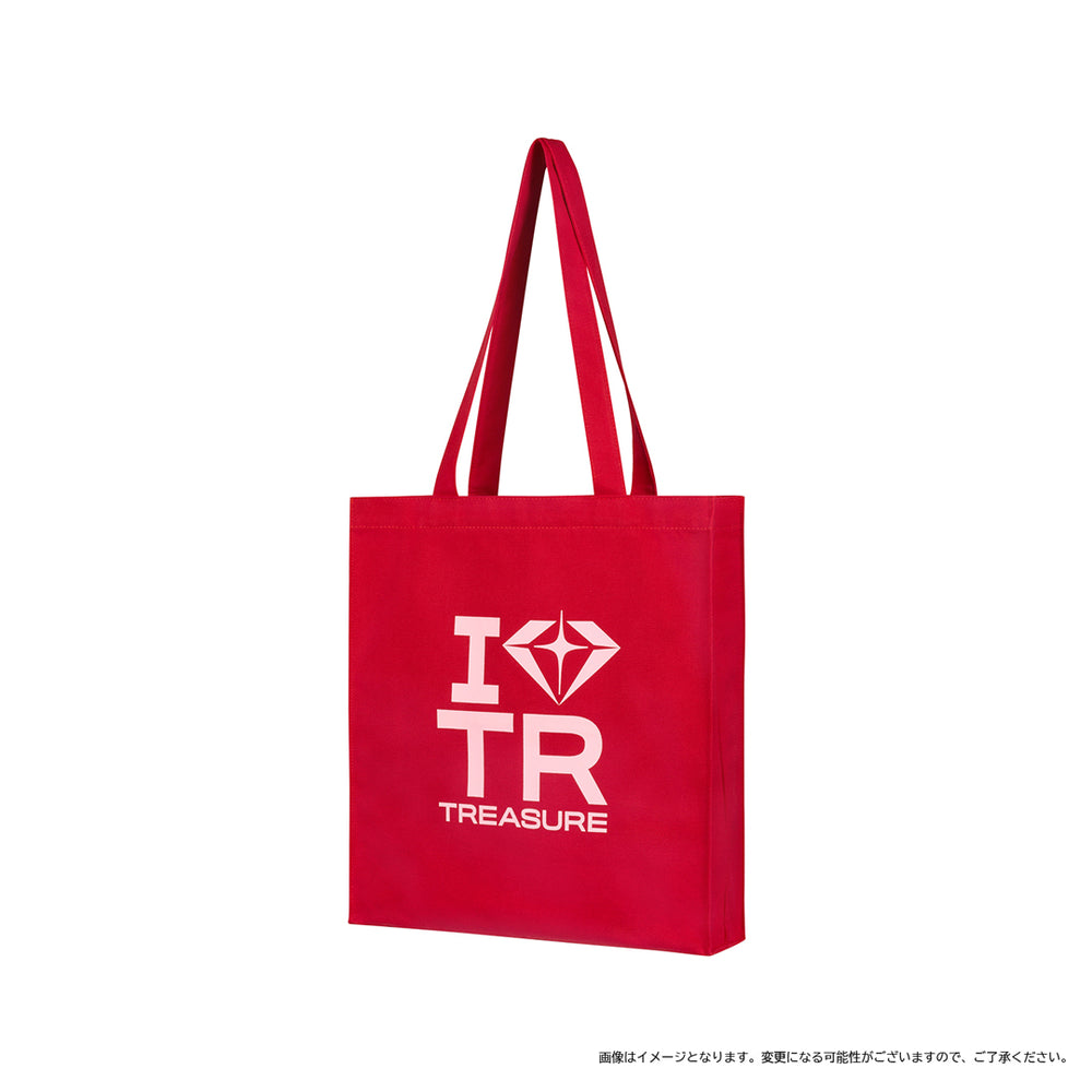 treasure トートバッグ I LOVE TREASURE トートBAG（RED） – YGEX OFFICIAL SHOP
