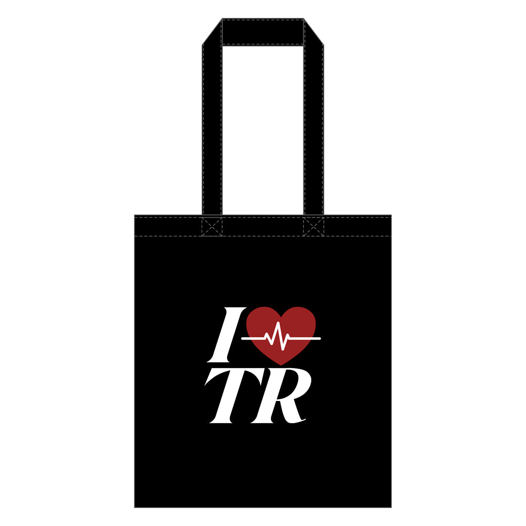 I LOVE TREASURE トートバッグ PULSE ON ver.（BLACK）