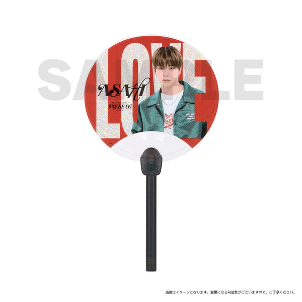 treasure トレジャー ASAHI アサヒ 朝光 光るうちわ treasure トレジャー ASAHI アサヒ 朝光 光るうちわ treasure