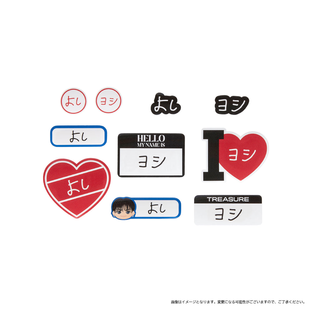手書きお名前ステッカー（YOSHI）