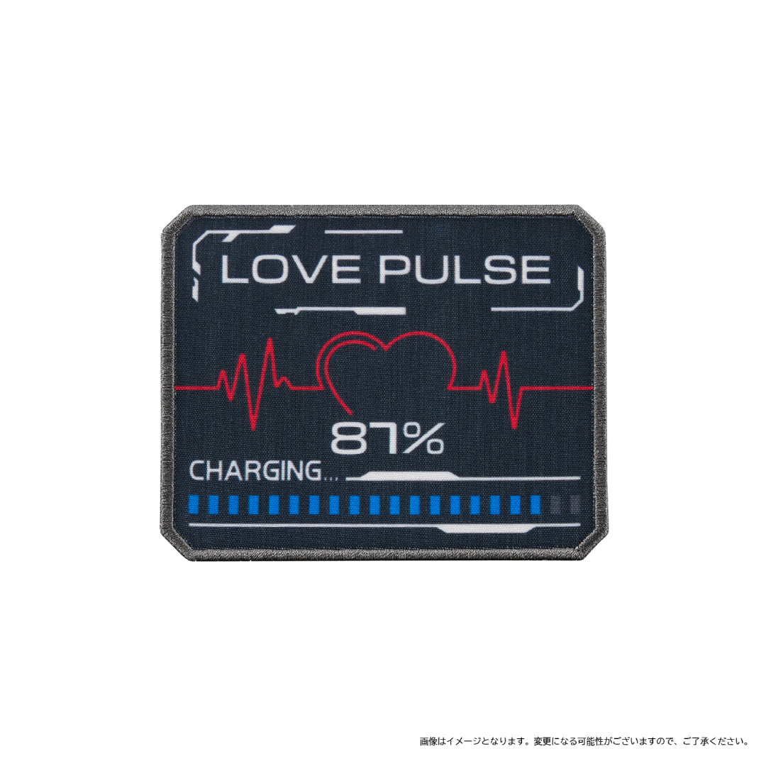 ワッペンステッカー（LOVE PULSE）