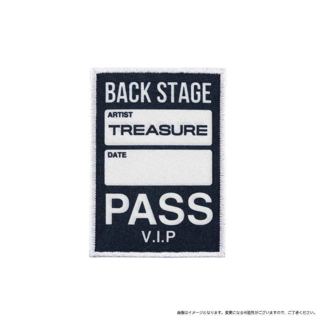 ワッペンステッカー（PASS/BLACK）