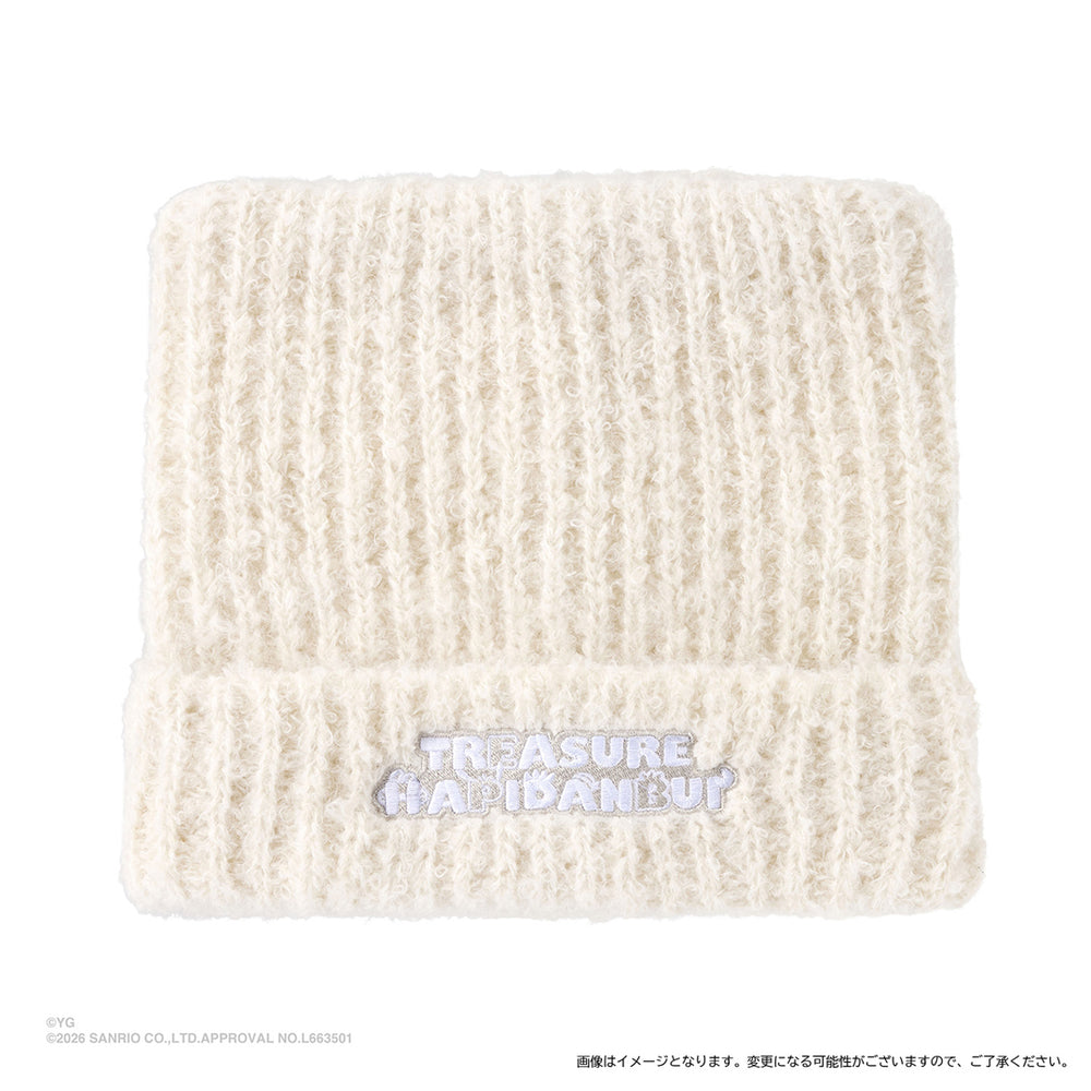 【最終お値下げ】PATOU アイボリー ニット帽 TREASURE×HAPIDANBUI】スクエアニットキャップ（IVORY） – YGEX
