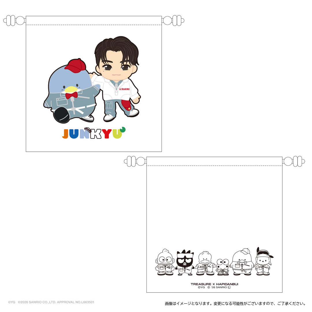 【TREASURE×HAPIDANBUI】スクエア巾着（JUNKYU）