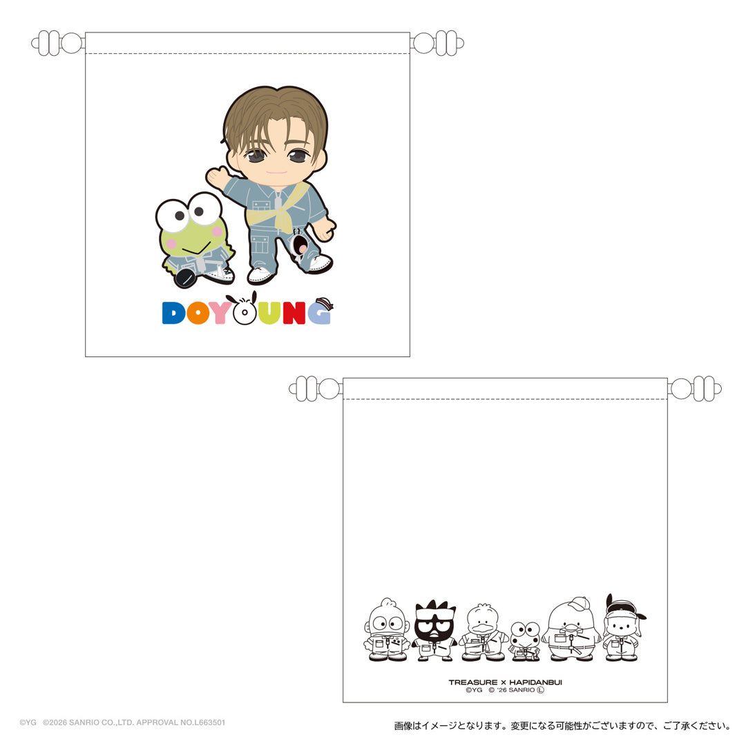 【TREASURE×HAPIDANBUI】スクエア巾着（DOYOUNG）