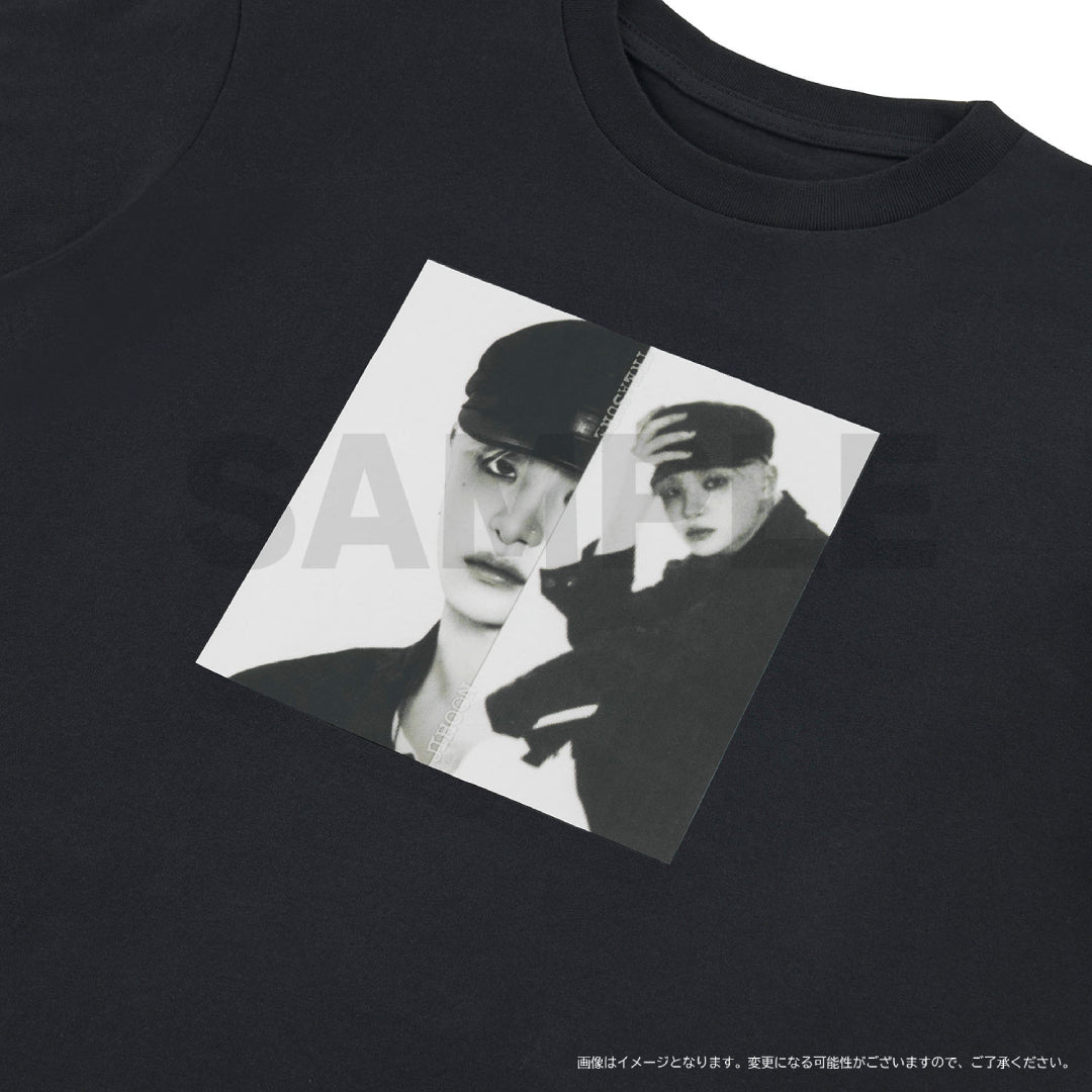 [THE STAGE]PHOTO Tシャツ（JIHOON・BLACK/MINI）
