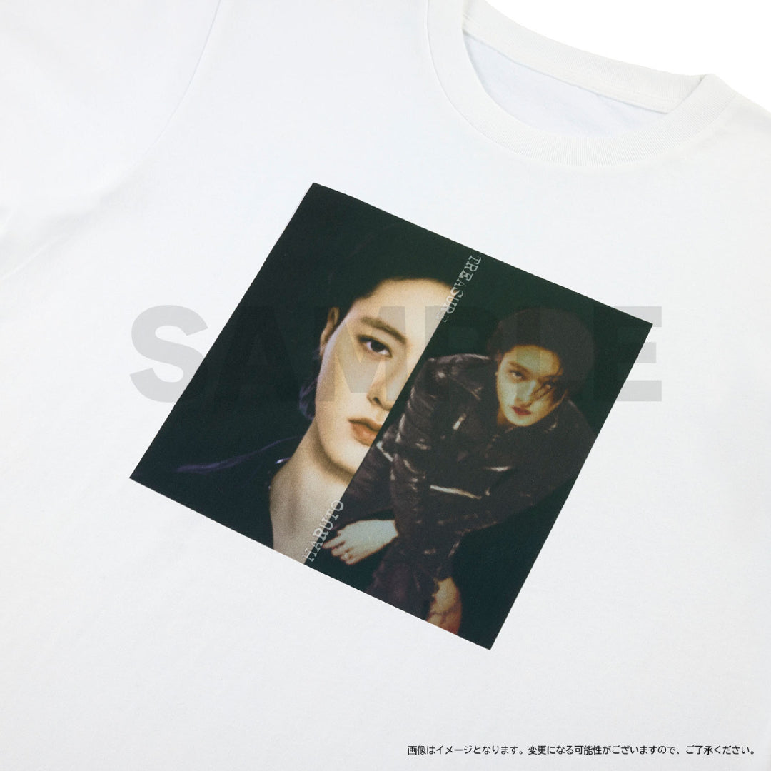 [THE STAGE]PHOTO Tシャツ（HARUTO・WHITE/UNISEX）