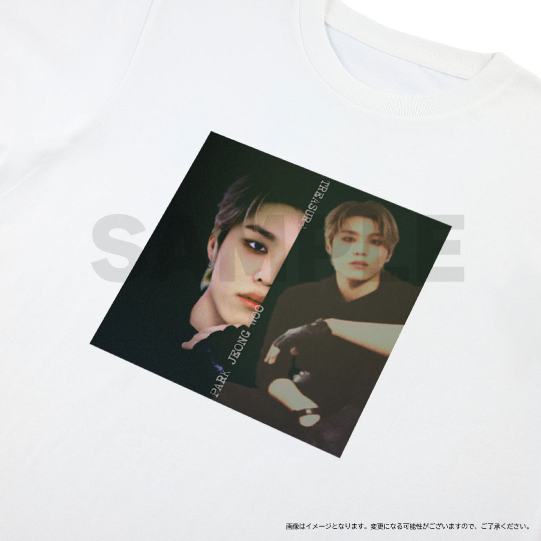 [THE STAGE]PHOTO Tシャツ（PARK JEONG WOO・WHITE/UNISEX）