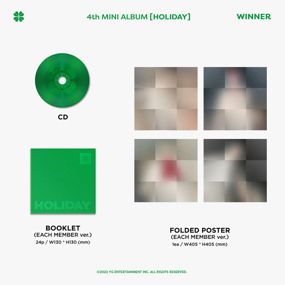 韓国盤】HOLIDAY (CD) [DIGIPACK ver.] – YGEX OFFICIAL SHOP