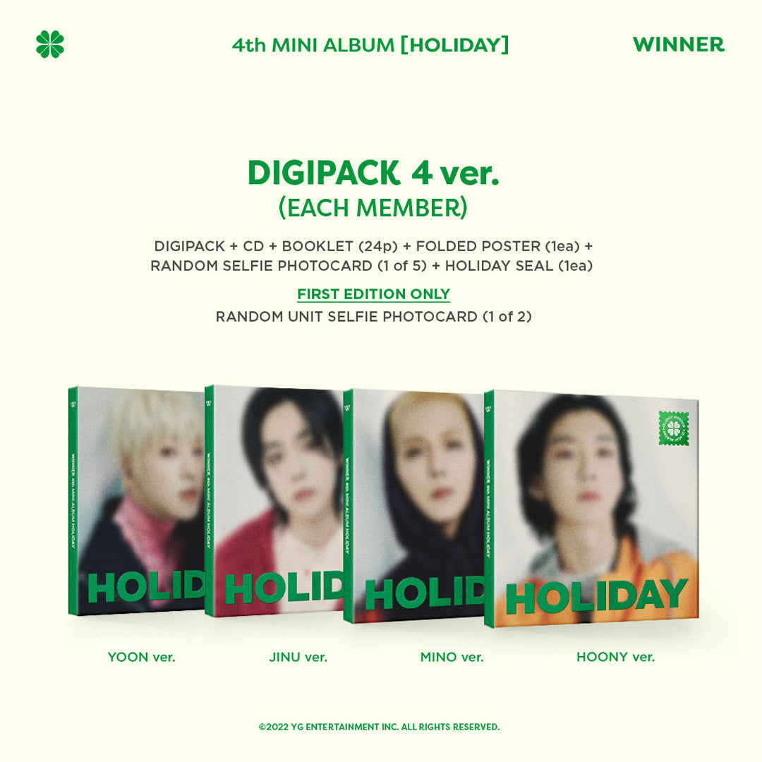 
                  
                    【韓国盤】HOLIDAY (CD) [DIGIPACK / MINO ver.]
                  
                